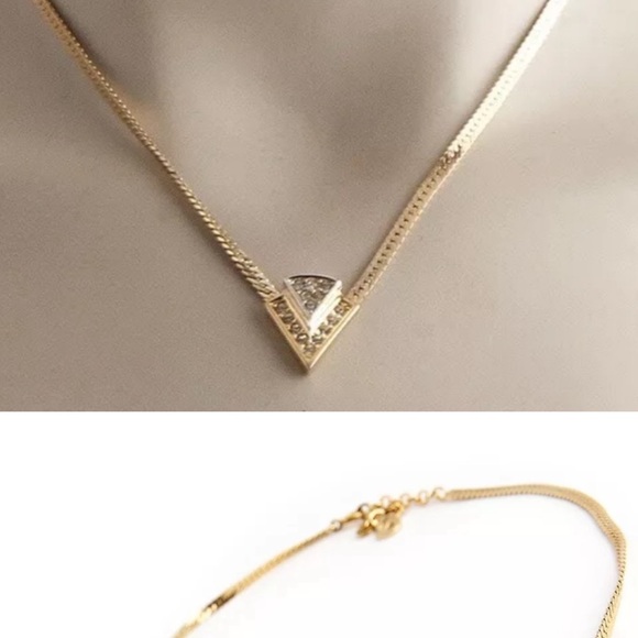 Christian Dior two tone Vintage Adjustable Necklace - Picture 11 of 12